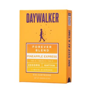 DayWalker Forever Blend THC-A D8 THC-P Cartridge - 2G Pineapple Express