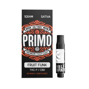 Half Bak'd Primo Blend THC-P Cartridge - 1G Fruit Funk