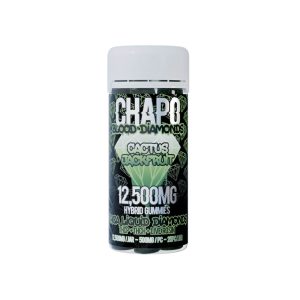 Chapo Blood Diamonds THC-ATHC-PTHC-H Live Rosin Gummies – 12,500MG Cactus Jackfruit